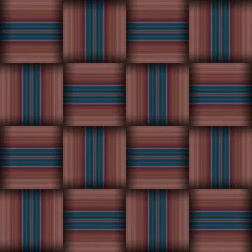 Abstract seamless woven pattern texture. Square seamless pattern. Stripes L.. Stockillustratie
