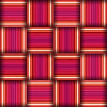 Abstract seamless woven pattern texture. Square seamless pattern. Red Strip.. Illustrazione stock