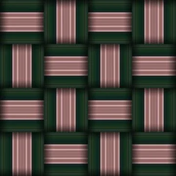 Abstract seamless woven pattern texture. Square seamless pattern. Stripes L.. Stock Illustration