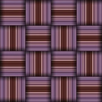 Abstract seamless woven pattern texture. Square seamless pattern. Stripes L.. Stock Illustration