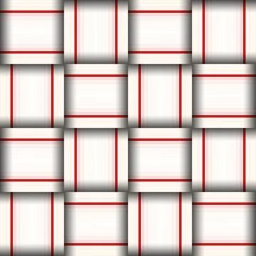Abstract seamless woven pattern texture. Square seamless pattern. Stripes L.. Stock Illustration
