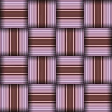 Abstract seamless woven pattern texture. Square seamless pattern. Stripes L.. Illustrazione stock