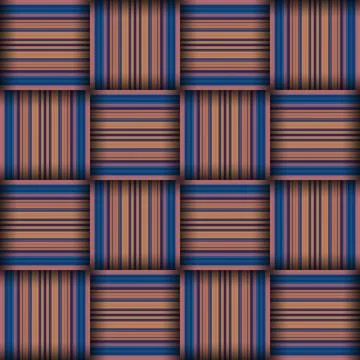 Abstract seamless woven pattern texture. Square seamless pattern. Purple St.. Stock Illustration