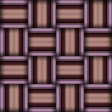 Abstract seamless woven pattern texture. Square seamless pattern. Purple St.. Stock Illustration