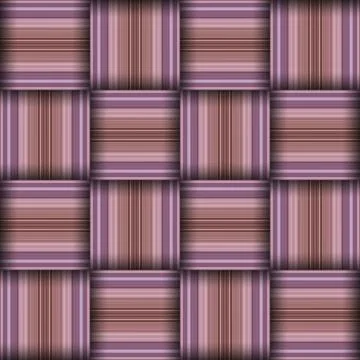Abstract seamless woven pattern texture. Square seamless pattern. Purple St.. Illustrazione stock