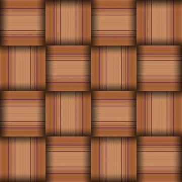 Abstract seamless woven pattern texture. Square seamless pattern. Stripes L.. Stock Illustration