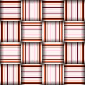 Abstract seamless woven pattern texture. Square seamless pattern. Stripes L.. Stock Illustration