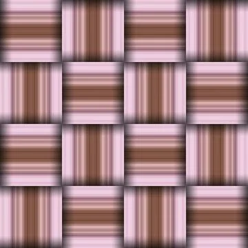 Abstract seamless woven pattern texture. Square seamless pattern. Stripes L.. Illustrazione stock