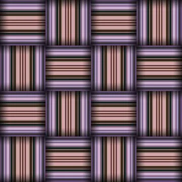 Abstract seamless woven pattern texture. Square seamless pattern. Stripes L.. Stock Illustration