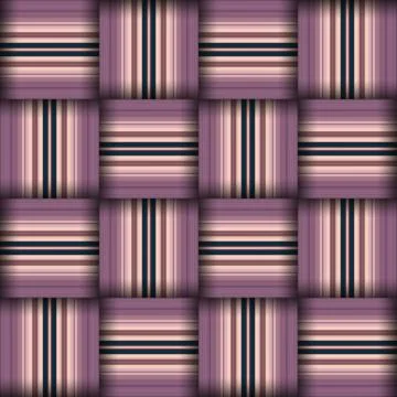 Abstract seamless woven pattern texture. Square seamless pattern. Stripes L.. Illustrazione stock