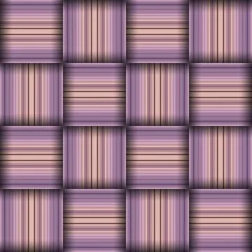 Abstract seamless woven pattern texture. Square seamless pattern. Stripes L.. Illustrazione stock
