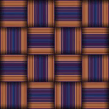 Abstract seamless woven pattern texture. Square seamless pattern. Stripes L.. Stock Illustration