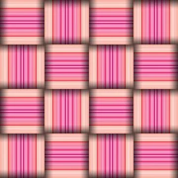 Abstract seamless woven pattern texture. Square seamless pattern. Stripes L.. Stock Illustration