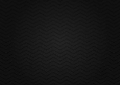 Abstract seamless zig zag line pattern on black background Stock Illustration