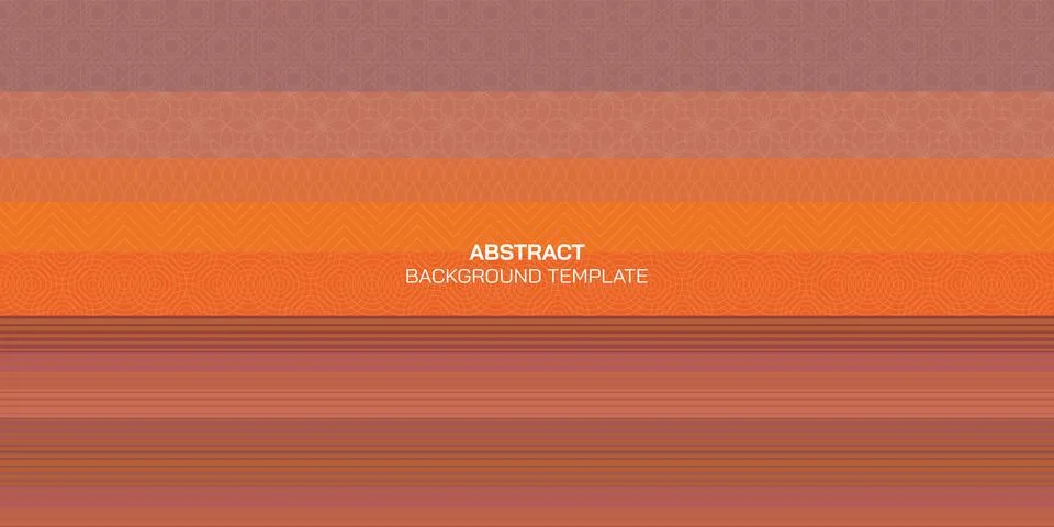 Abstract seascape sunset vector illustration. Geometric form as a ocean and.. Stock Illustration