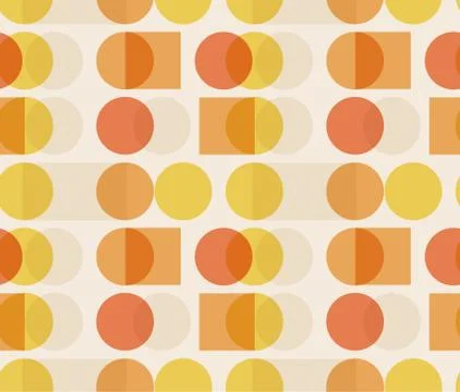 Abstract semi transparent seamless pattern design Illustrazione stock