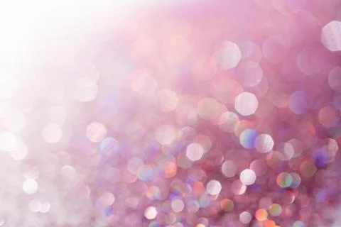 Abstract sequin background with shining festive bokeh. Stock Photos