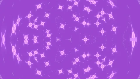Abstract serene mandala pattern background with glowing blue floral symmetry Stock Footage 337572840