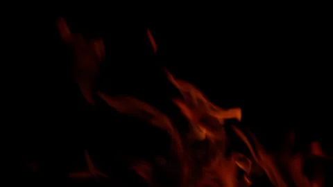 An abstract series showcasing mesmerizing fire flames against a dark, captivatin Stock Footage 311814399