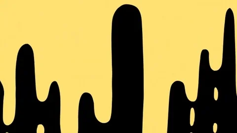 Abstract set of  motion transition. Pink, Yellow, Black colored Video stock 124631149