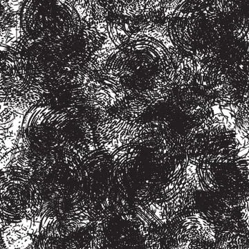 Abstract shabby dot seamless pattern. Black dirt dotted rough texture Stock Illustration