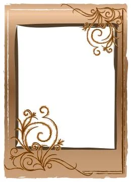 Abstract shabby frame. Stock-Illustration