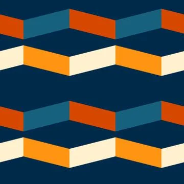 Abstract shade block horizontal seamless pattern 스톡 일러스트