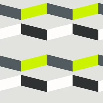 Abstract shade block horizontal seamless pattern Illustrazione stock