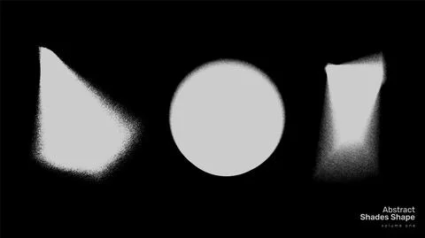 Abstract Shades shape volume one, Vector EPS イラスト素材