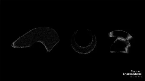 Abstract Shades shape volume, Vector EPS Stock Illustration