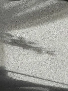 Abstract Shadow and Light Play on Textured Surface Background Stock Photos
