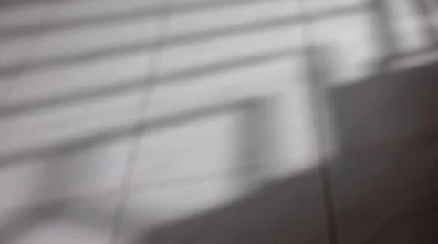 Abstract Shadow Patterns on a Wall Foto stock