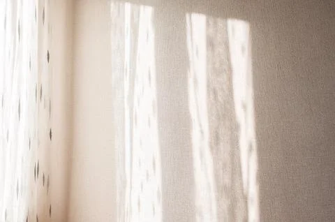 Abstract  shadow on the wall in room. Stock Photos