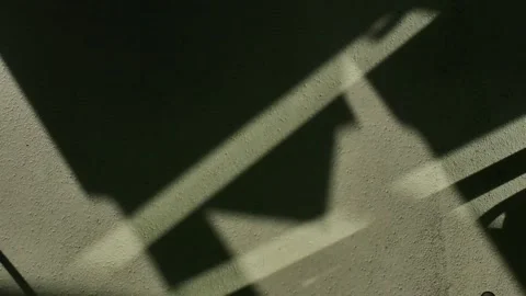 Abstract shadows. Time-lapse. Incident light from a window. Stock Footage 240284388