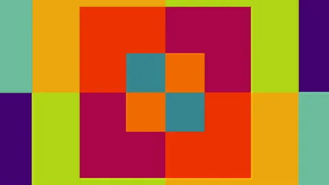 Abstract shape animated color background Vidéo 97823415