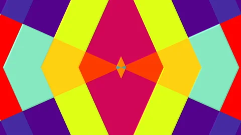Abstract shape animated color background Vidéo 97824808