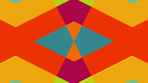 Abstract shape animated color background Vidéo 97825259