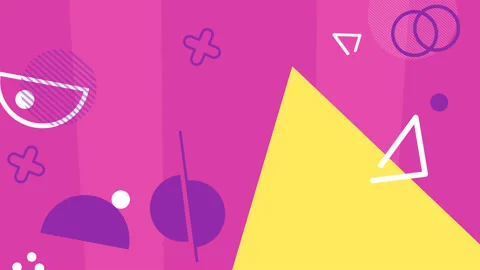 Abstract Shape Animated Color Background Vidéo 101326638