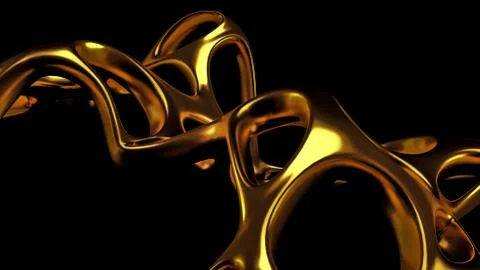 Abstract shape background. 3d illustration, 3d rendering. Ilustração Stock