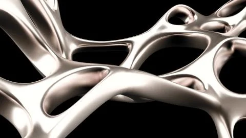 Abstract shape background. 3d illustration, 3d rendering. Stock Illustration