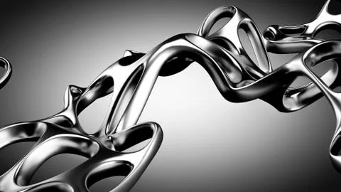 Abstract shape background. 3d illustration, 3d rendering. 스톡 일러스트