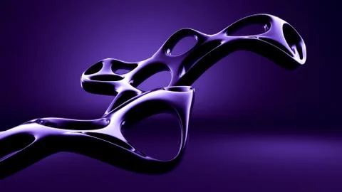 Abstract shape background. 3d illustration, 3d rendering. Stock-Illustration