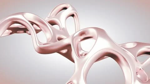 Abstract shape background. 3d illustration, 3d rendering. Stock Illustration