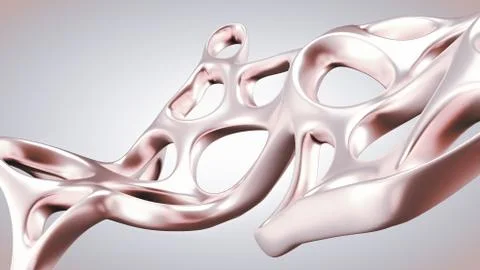 Abstract shape background. 3d illustration, 3d rendering. Illustrazione stock