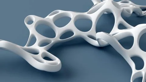 Abstract shape background. 3d illustration, 3d rendering. Stock-Illustration