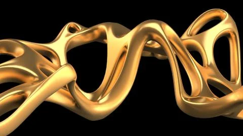 Abstract shape background. 3d illustration, 3d rendering. Stock-Illustration