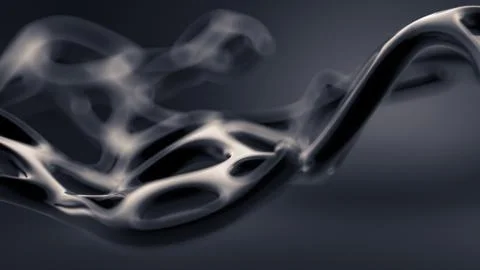 Abstract shape background. 3d illustration, 3d rendering. Stock Illustration