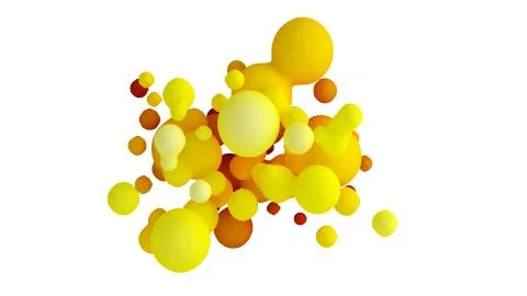 Abstract shape background. 3d illustration, 3d rendering. Stock Illustration