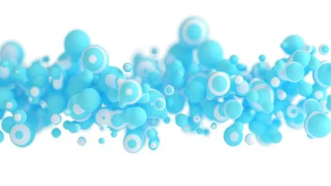 Abstract shape background. 3d illustration, 3d rendering. Stock Illustration