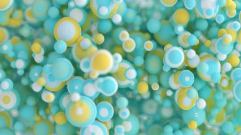 Abstract shape background. 3d illustration, 3d rendering. Stock Illustration